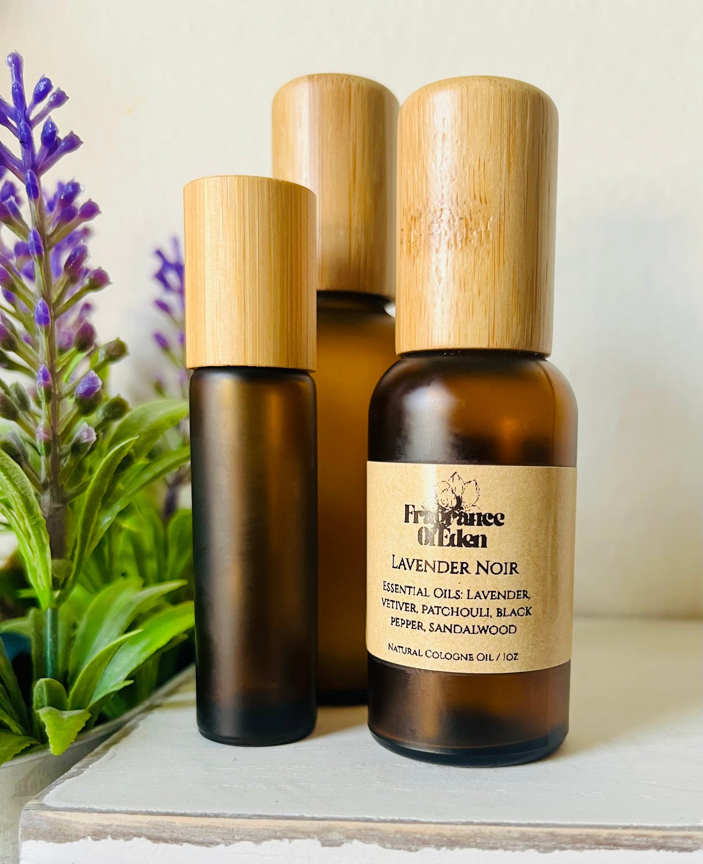 Lavender Noir | Natural Perfume Oil Sample
